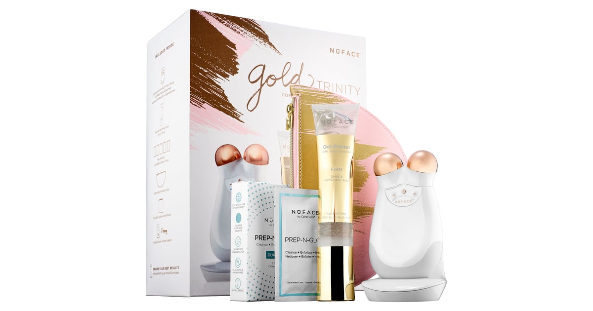 NuFace Gold Trinity Complete Skin Toning Collection Best HighTech