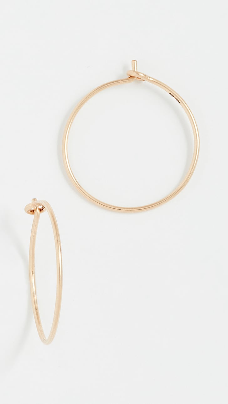 Madewell 14k Gold Filled Hoop Earrings Best Gold Jewelry Under 50 Popsugar Fashion Photo 42 5759