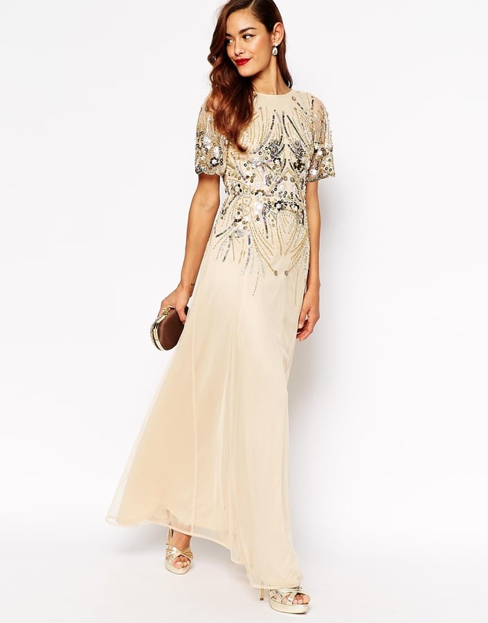 ASOS Collection Red Carpet Sparkle Embellished Mesh Maxi Dress ($272)