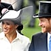 哈里王子和梅根·2018年英国皇家赛马会的拟人化