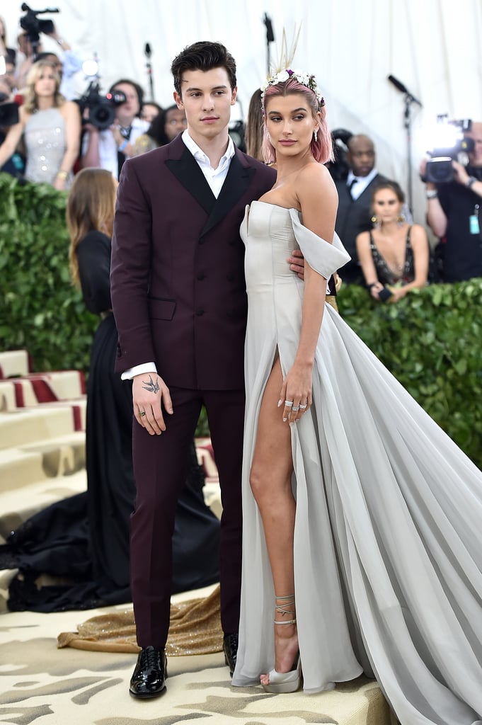 Hailey joined Shawn Mendes as her date at the 2017 Met Gala. The duo wore Tommy Hilfiger for fashion's biggest event, and Hailey let Jimmy Choo heels peek out from under her slit. She finished her look with Tiffany & Co. jewels and a Jennifer Behr headpiece.