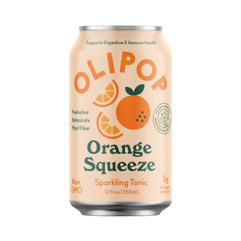 Olipop橙色挤压