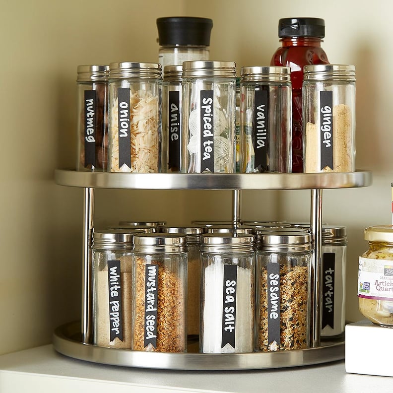The Container Store 2-Tier Stainless Steel Lazy Susan