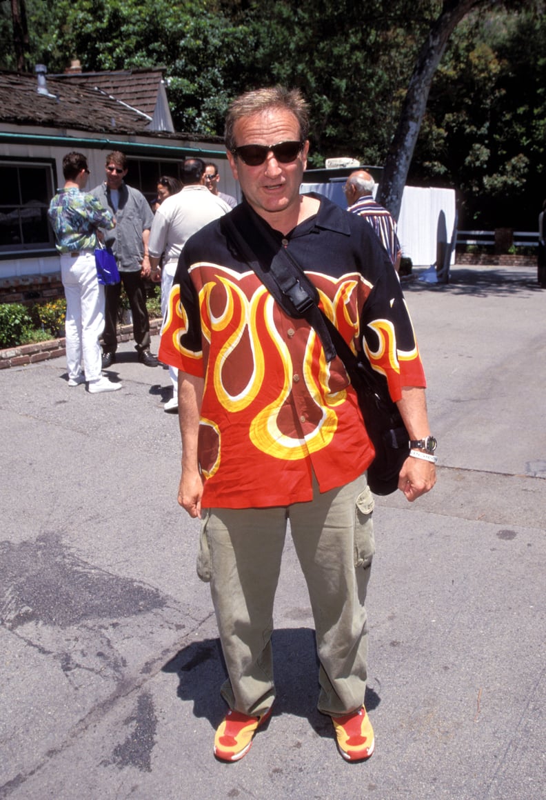 Exhibit B: Robin Williams in Full Flame Tones