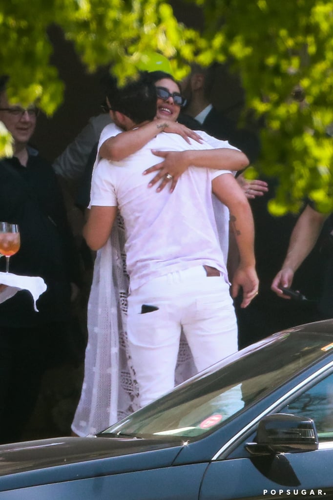 Joe Jonas and Sophie Turner at Wedding Venue Pictures