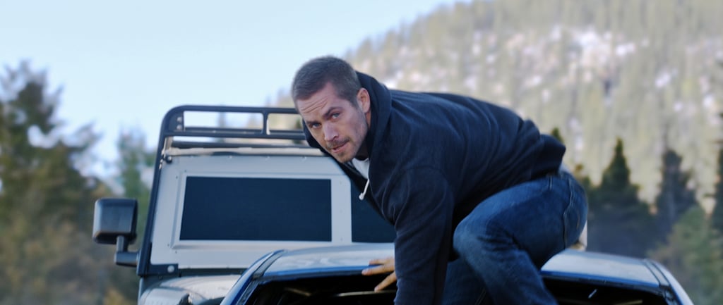 Brian (Paul Walker) gets ready for a stunt.