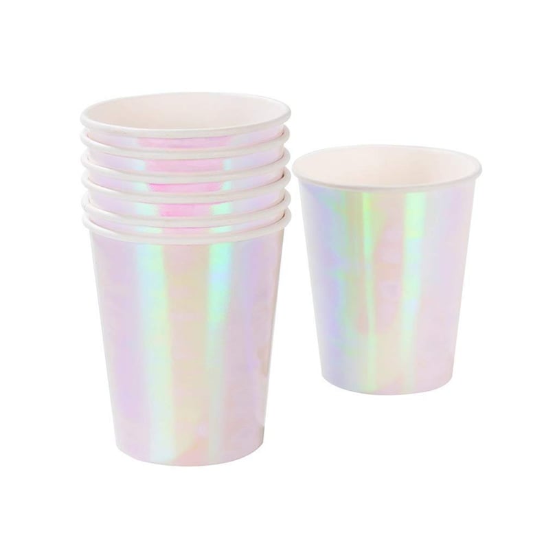 Talking Tables We Heart Pastel Iridescent Shiny Paper Cups