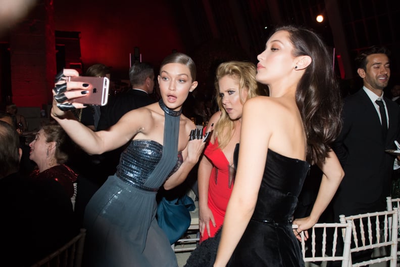 When Bella and Gigi Hadid Snapped a Coveted Selfie With Amy Schumer