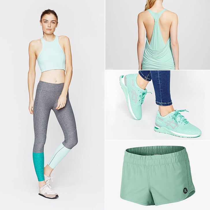 MintGreen Workout Clothes POPSUGAR Fitness