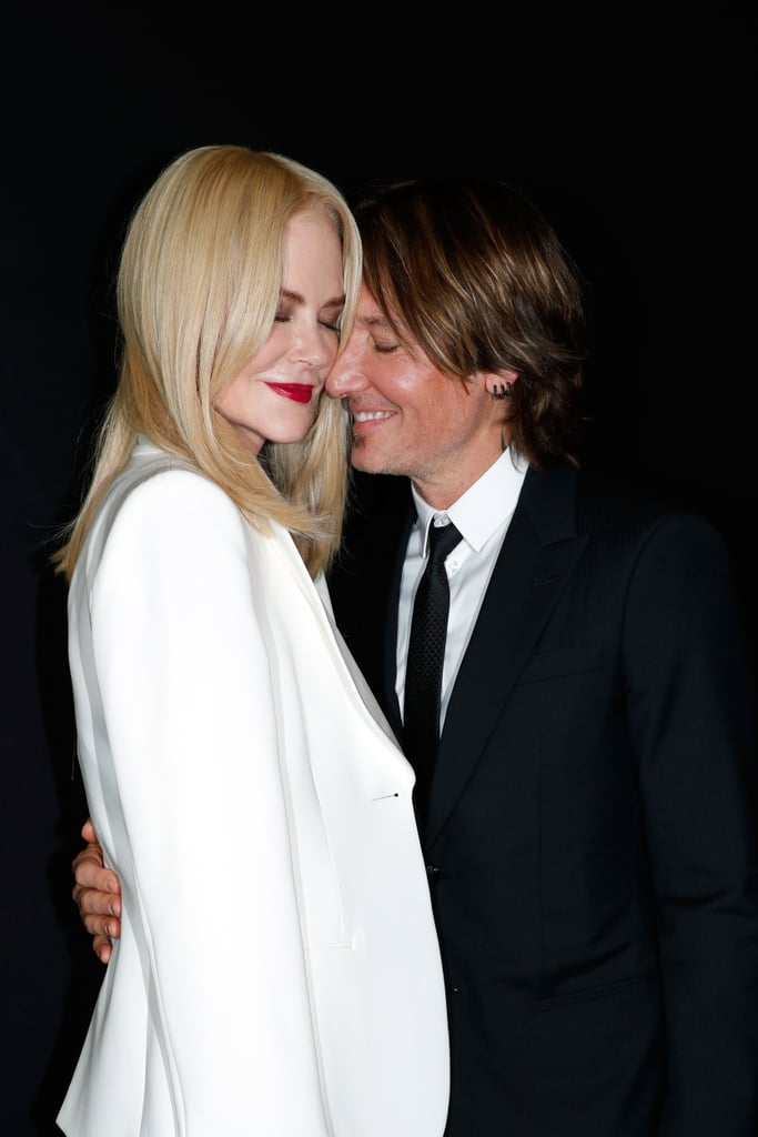 Nicole and Keith cozied up to each other at Paris Fashion Week in 2019.