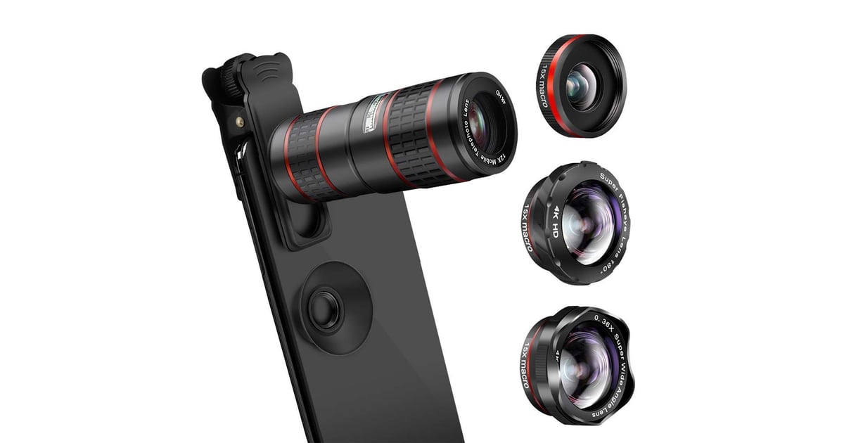 Cell Phone Lens Kit Best Travel Products From Amazon POPSUGAR Smart
