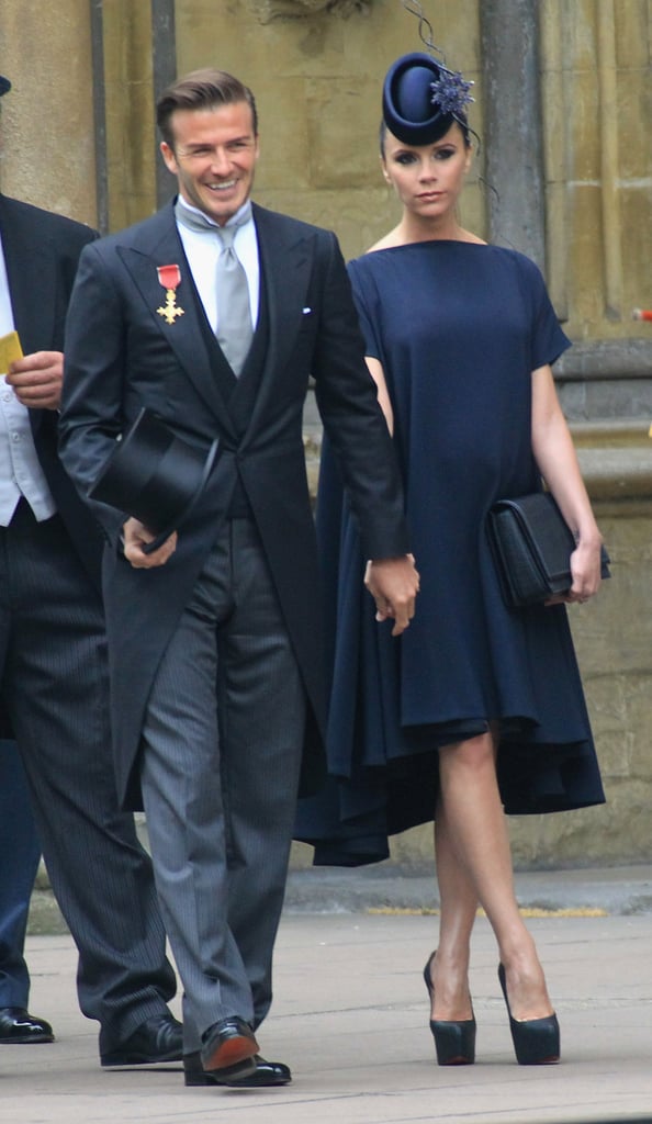 Victoria Beckham's Outfits at the Royal Weddings