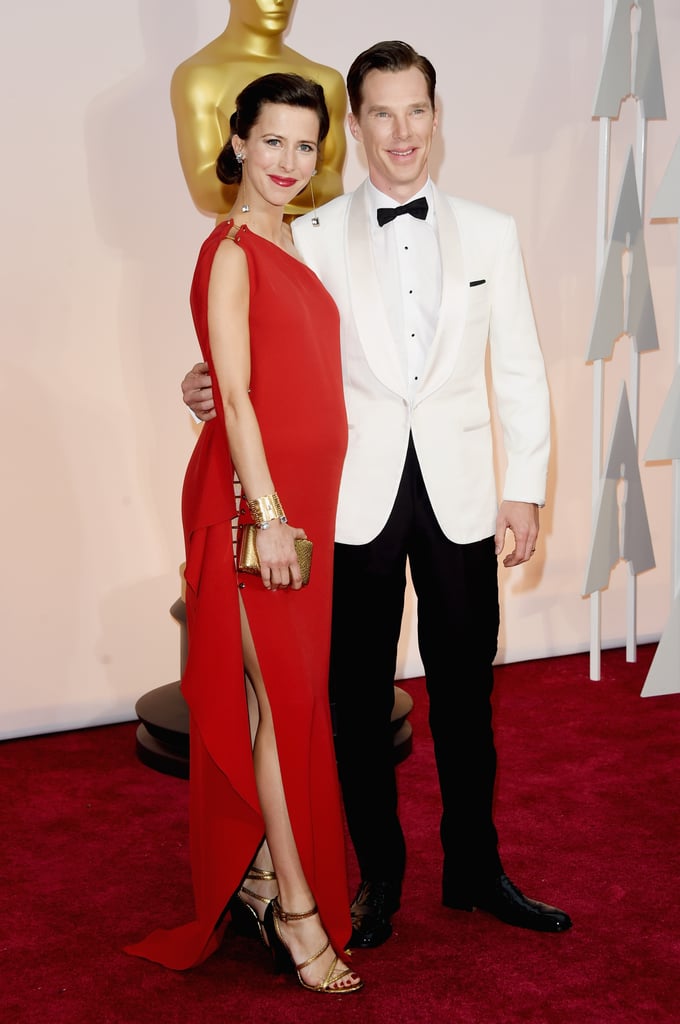 Benedict Cumberbatch and Sophie Hunter at the Oscars 2015