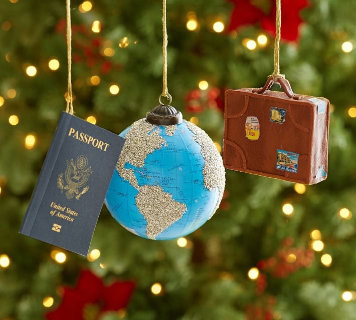 Travel Ornaments Christmas Tree Decorating Ideas POPSUGAR Family