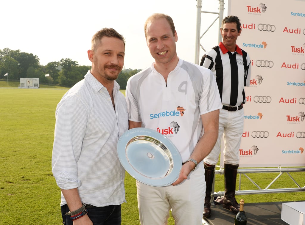 With Prince William at the Audi Polo Challenge in 2016.