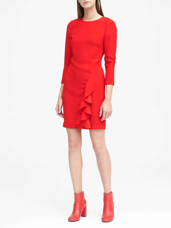 Banana Republic Ruffle Shift Dress Party Dresses You Can Wear After