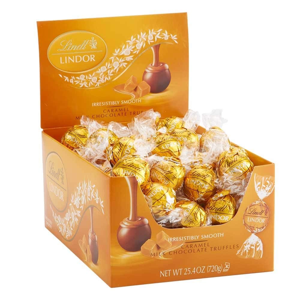 Lindt Lindor Caramel Milk Chocolate Truffle Box Best Amazon Gifts