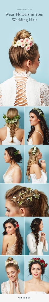 Unique Ways to Wear Wedding Hair Flowers
