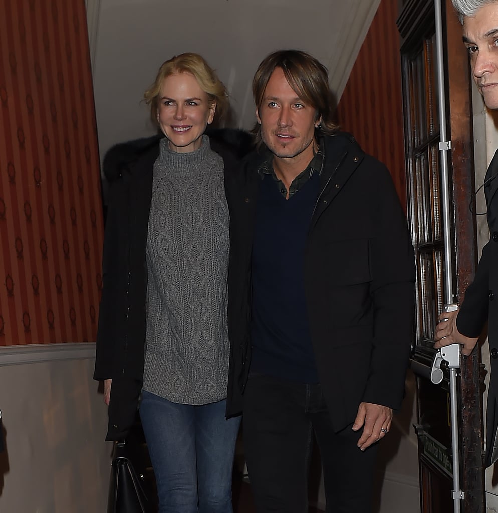 Nicole Kidman and Keith Urban Leaving Theater in London