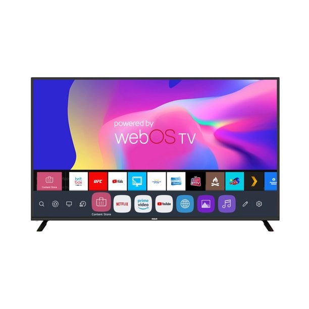 Perfect For Movie Nights: RCA 70 inch 4K 2160P UHD HDR10 Smart Television with WebOS