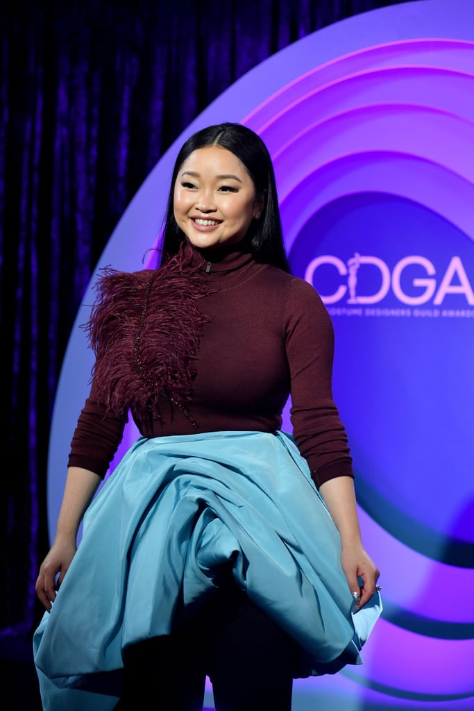 Lana Condor's Daring Costume Designers Guild Awards Outfits