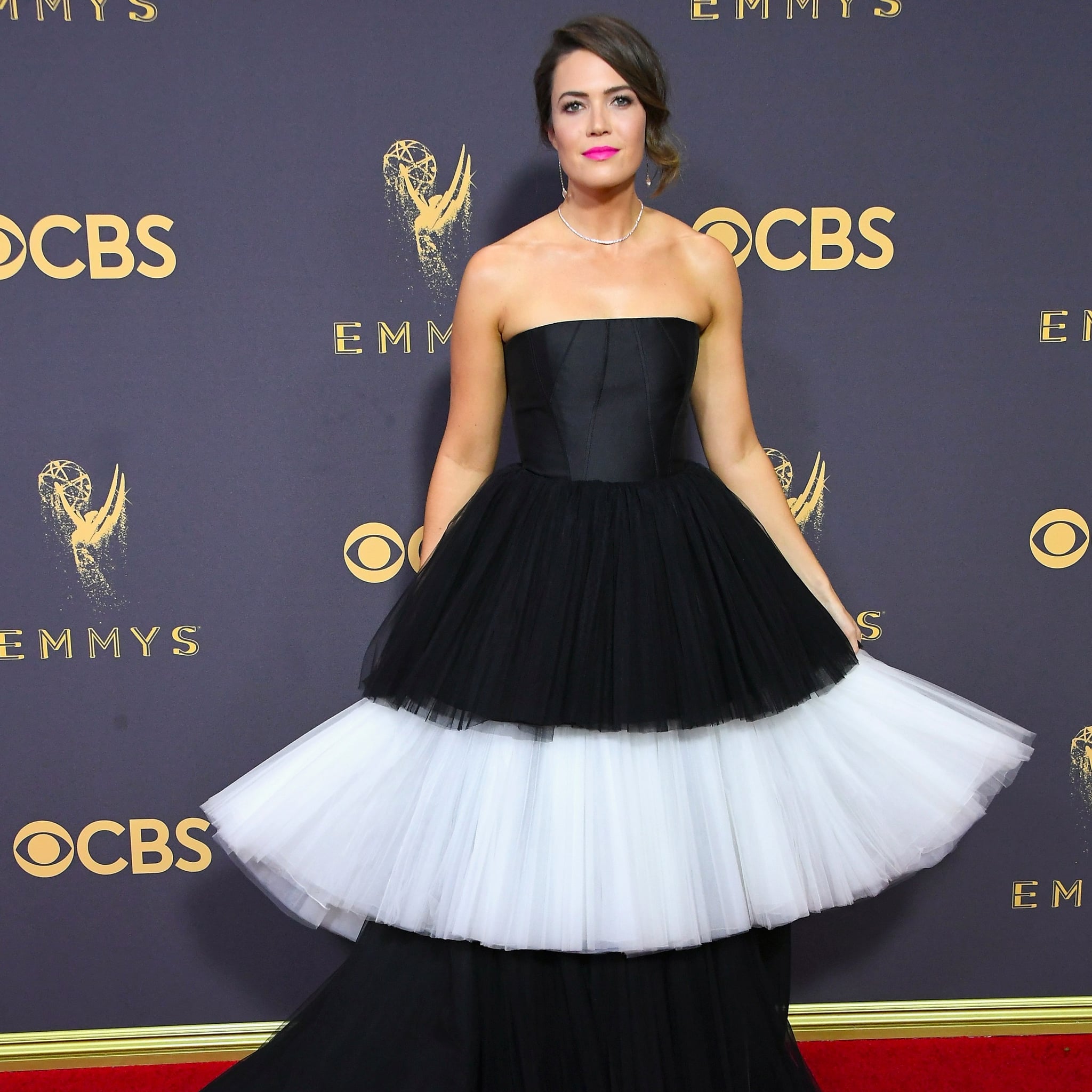 Mandy Moore At The 2017 Emmys Popsugar Celebrity Australia