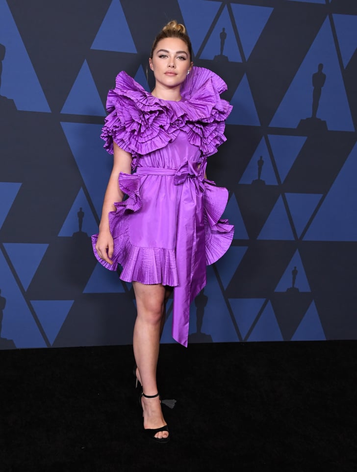 Florence Pugh at the 2019 Governors Awards | Florence Pugh's Purple