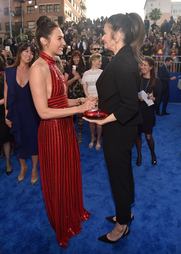 Gal Gadot and Lynda Carter at Wonder Woman Premiere 2017