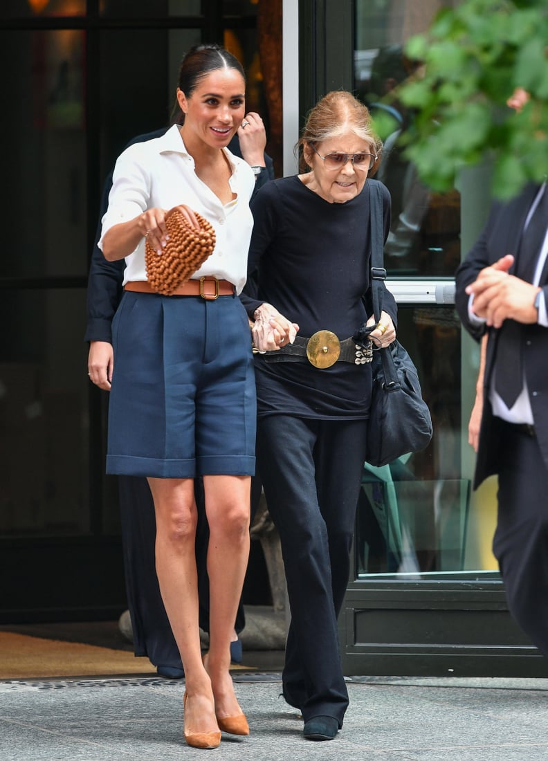 Meghan Markle and Gloria Steinem in NYC