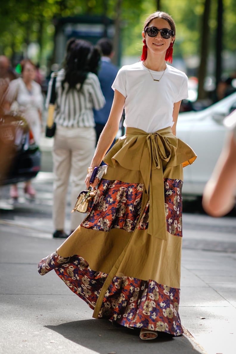 If You're Tall and Lean: Wear a Maxi Skirt