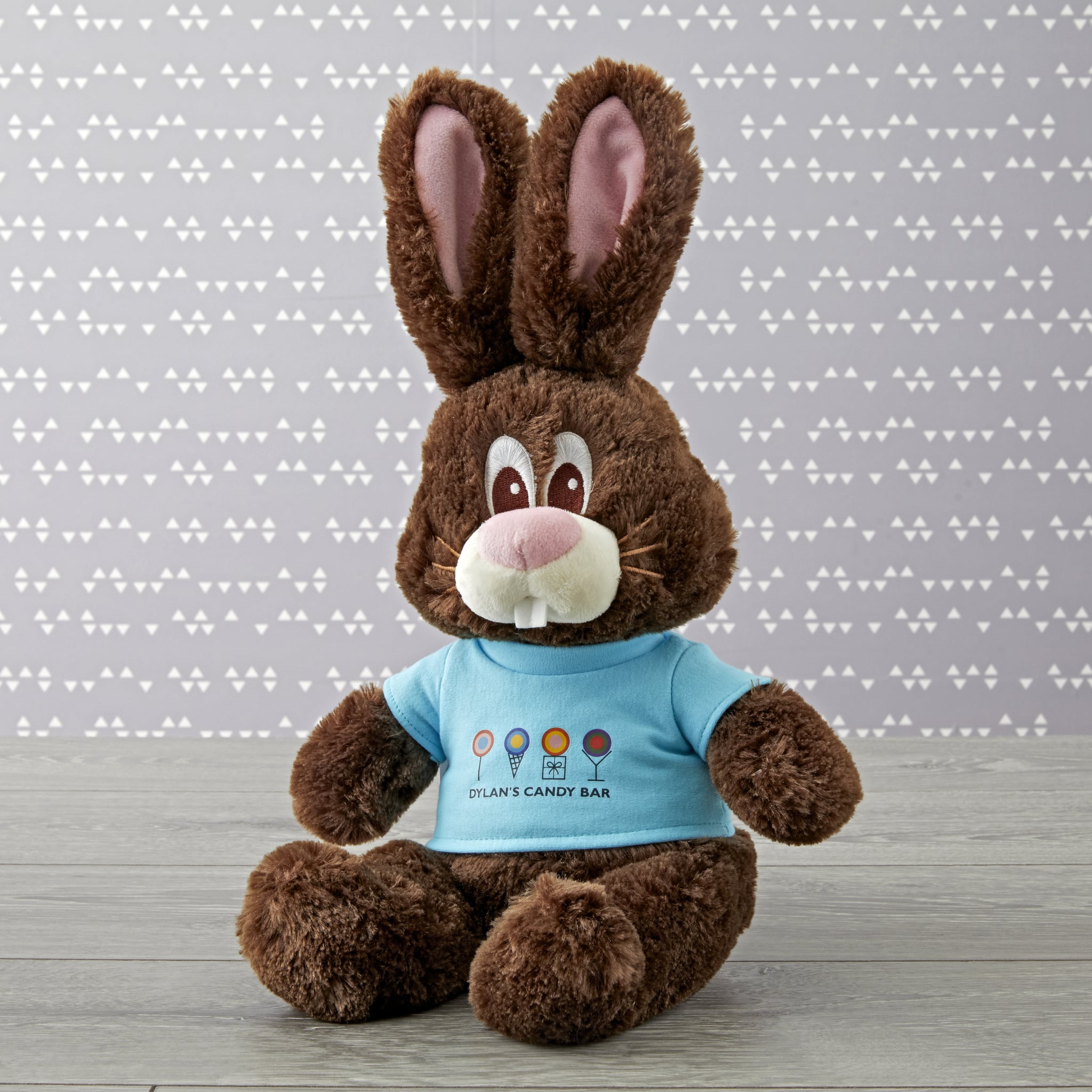chocolate bunny stuffed animal