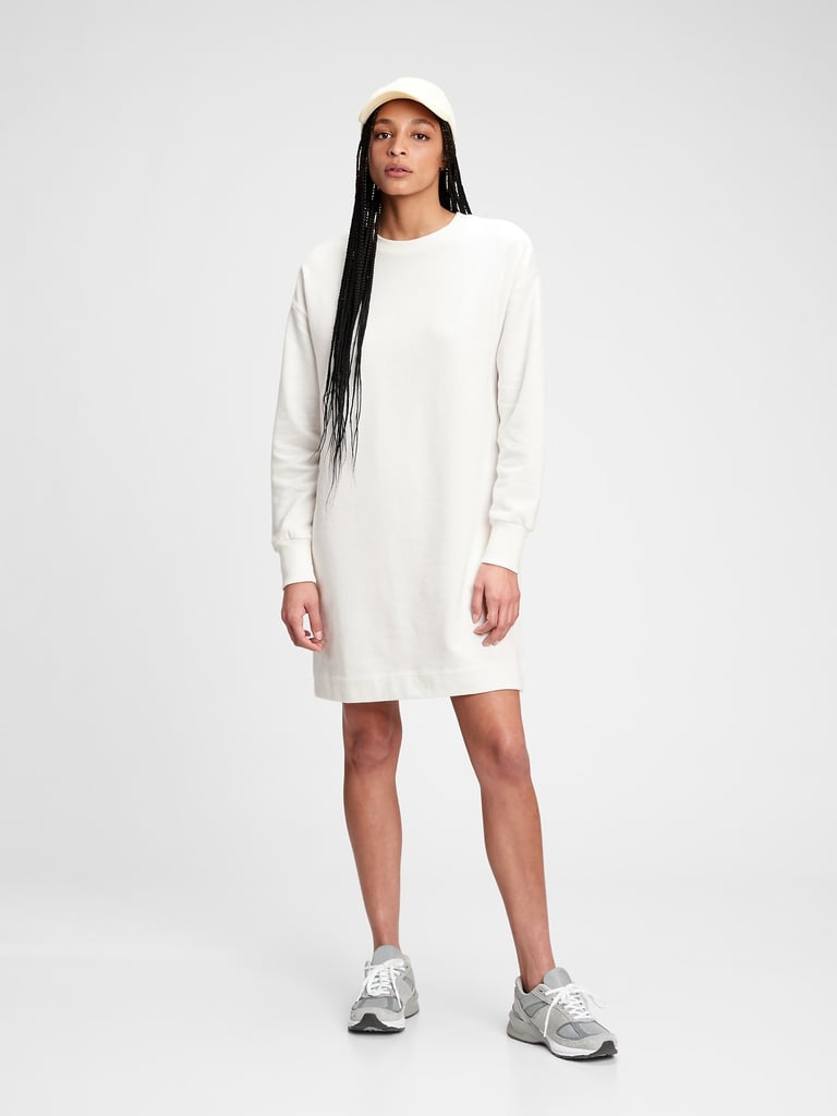 Gap Fleece Sweatshirt Dress
