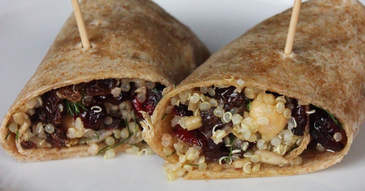 Quinoa Wrap Recipe | PS Fitness