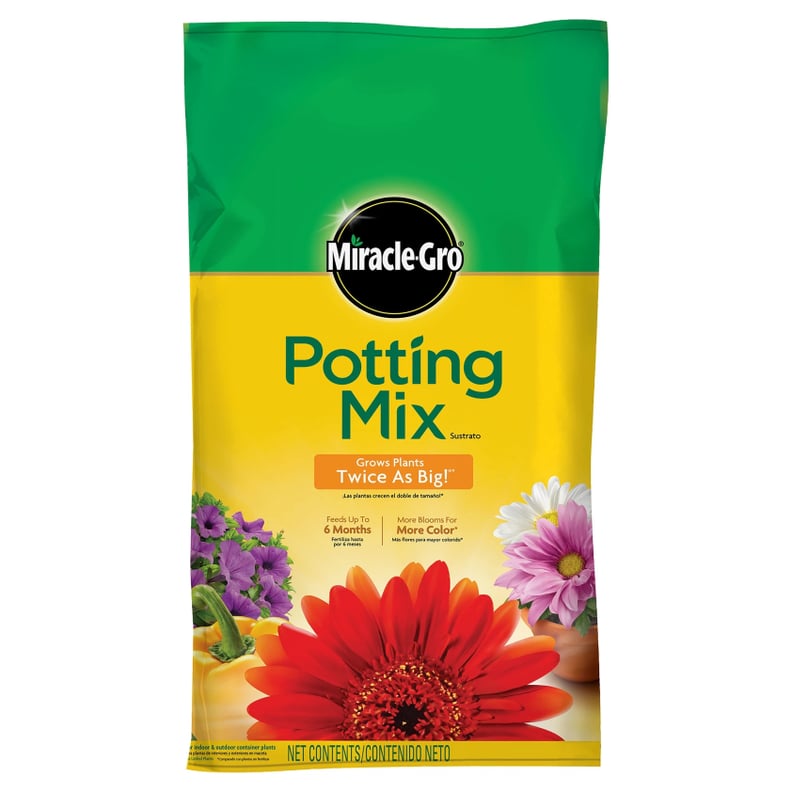 For Promoting Growth: Miracle-Gro Premium Potting Mix