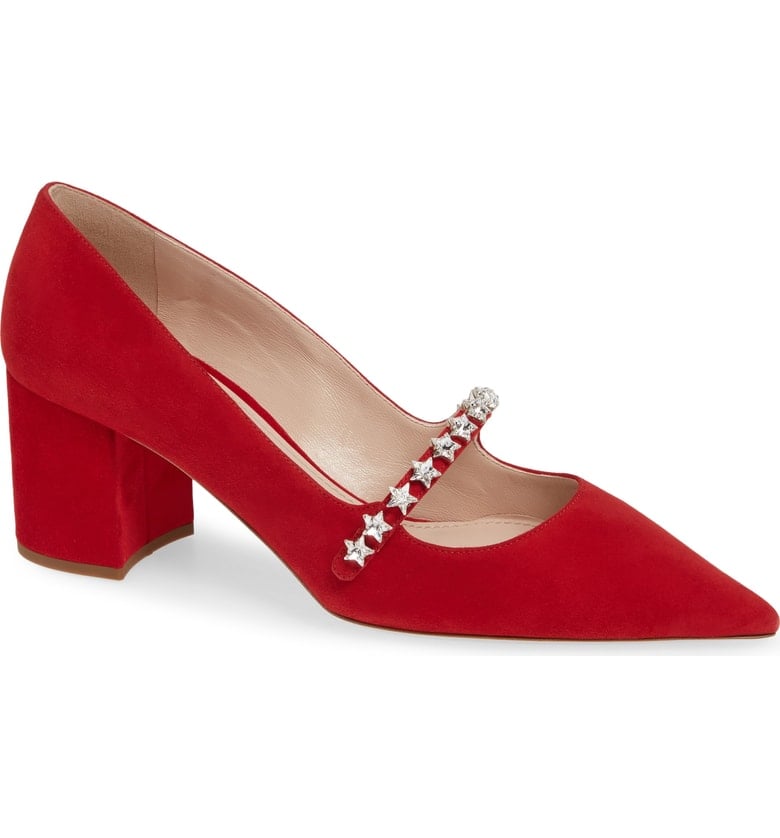 Miu Miu Jewel Star Mary Jane Pumps