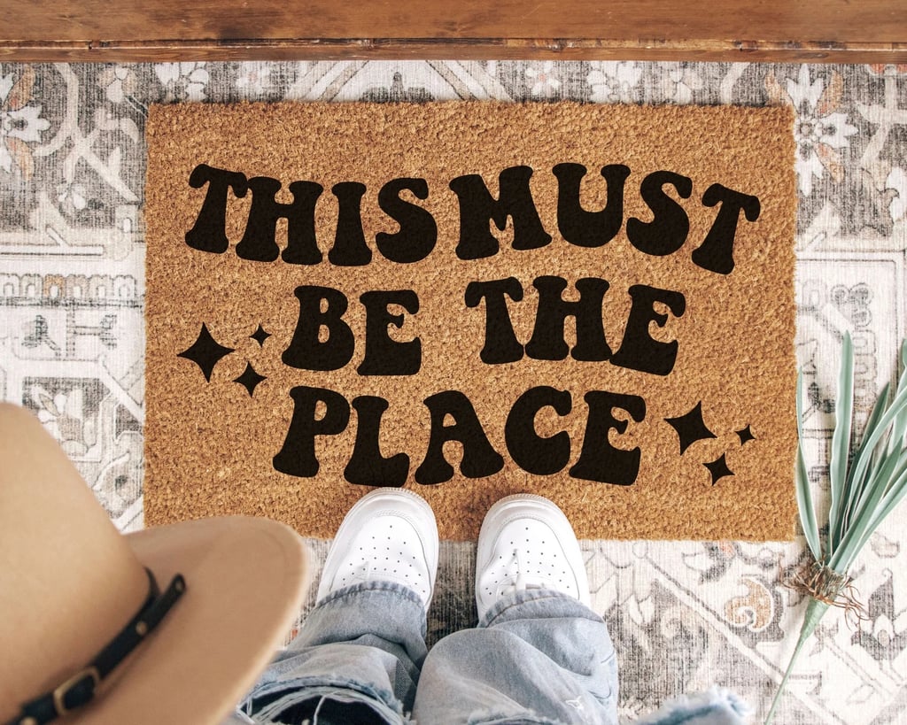 A Y2K-Inspired Doormat: This Must Be the Place Doormat