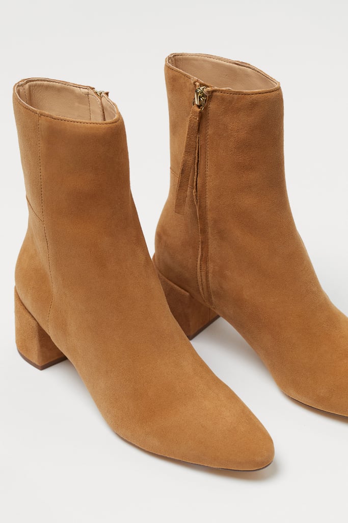 H&M Suede Ankle Boots