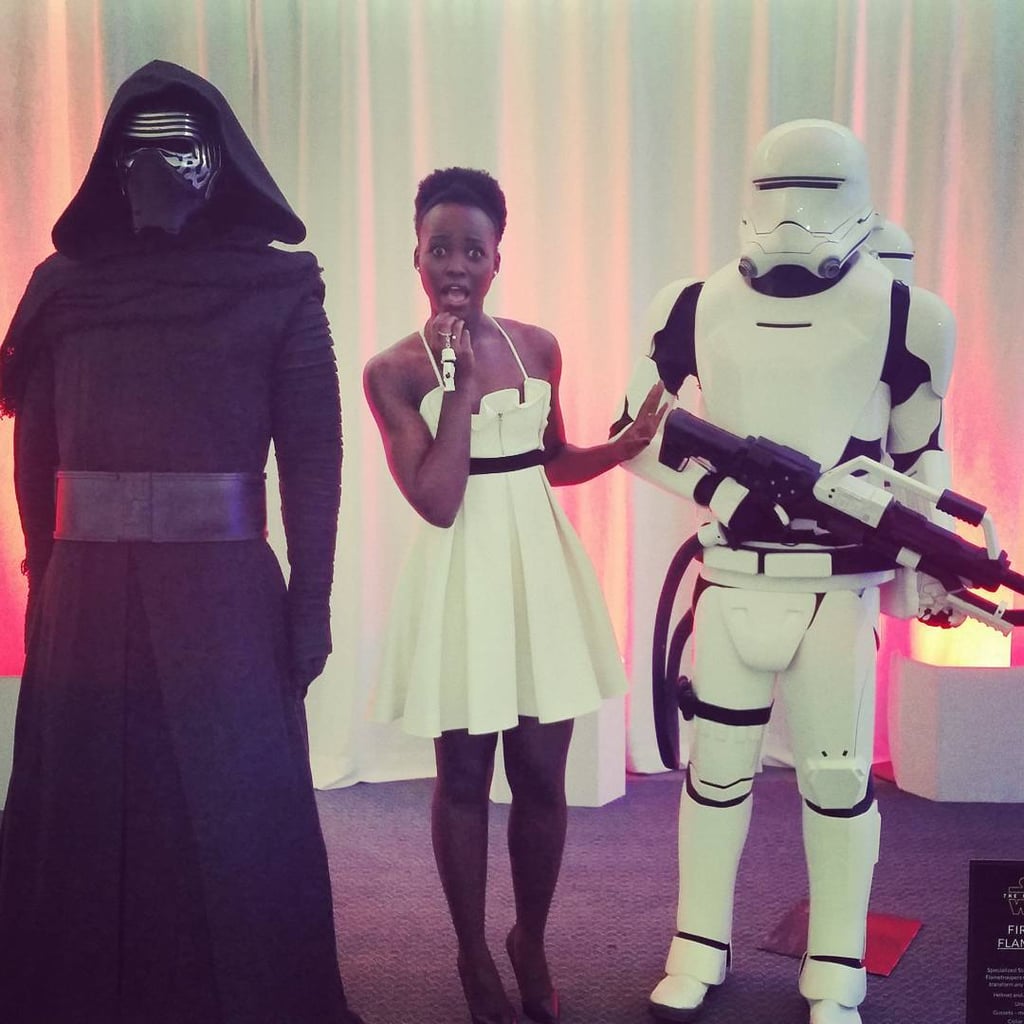 "Kylo Ren is one thing, but his trooper is stealing #Thunder's thunder! @starwars #theforceawakens #latergram."