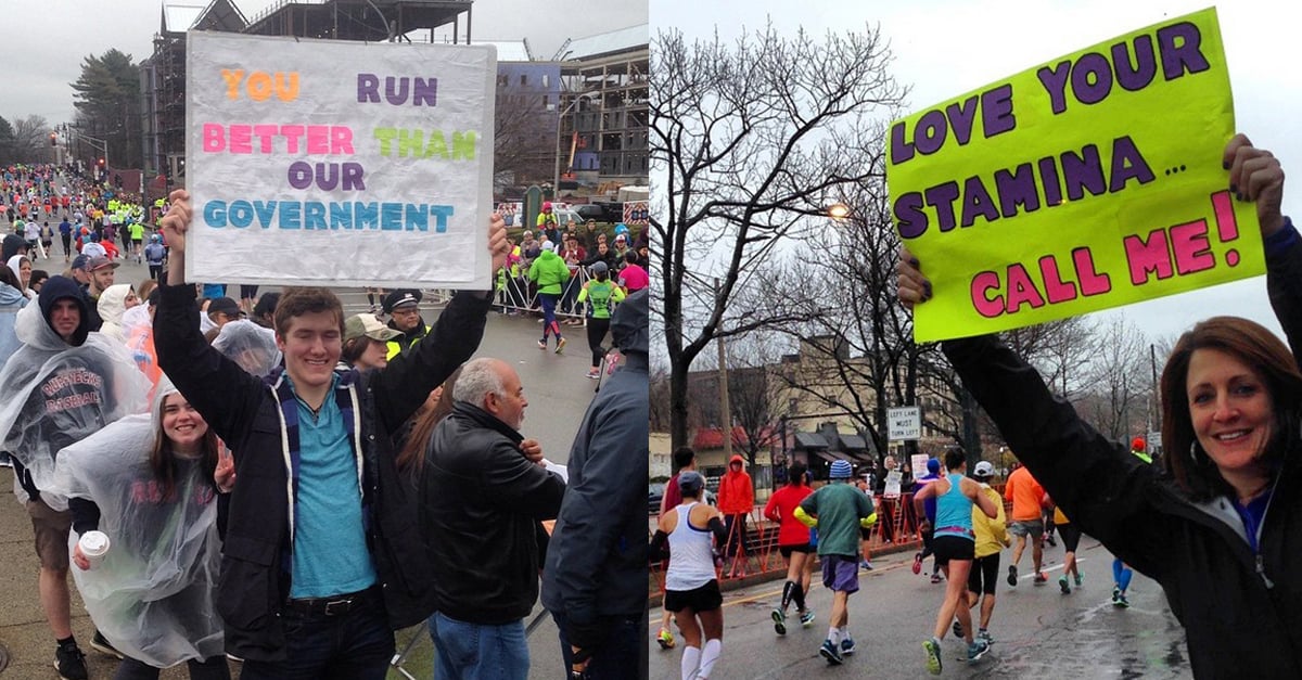 Best Boston Marathon Signs | 2015 | POPSUGAR Fitness