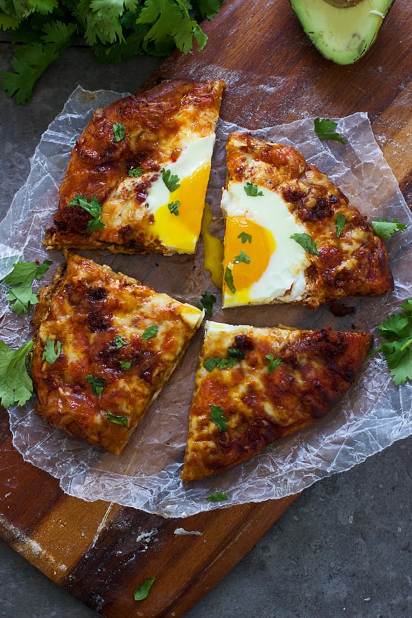 Huevos Rancheros Pizza