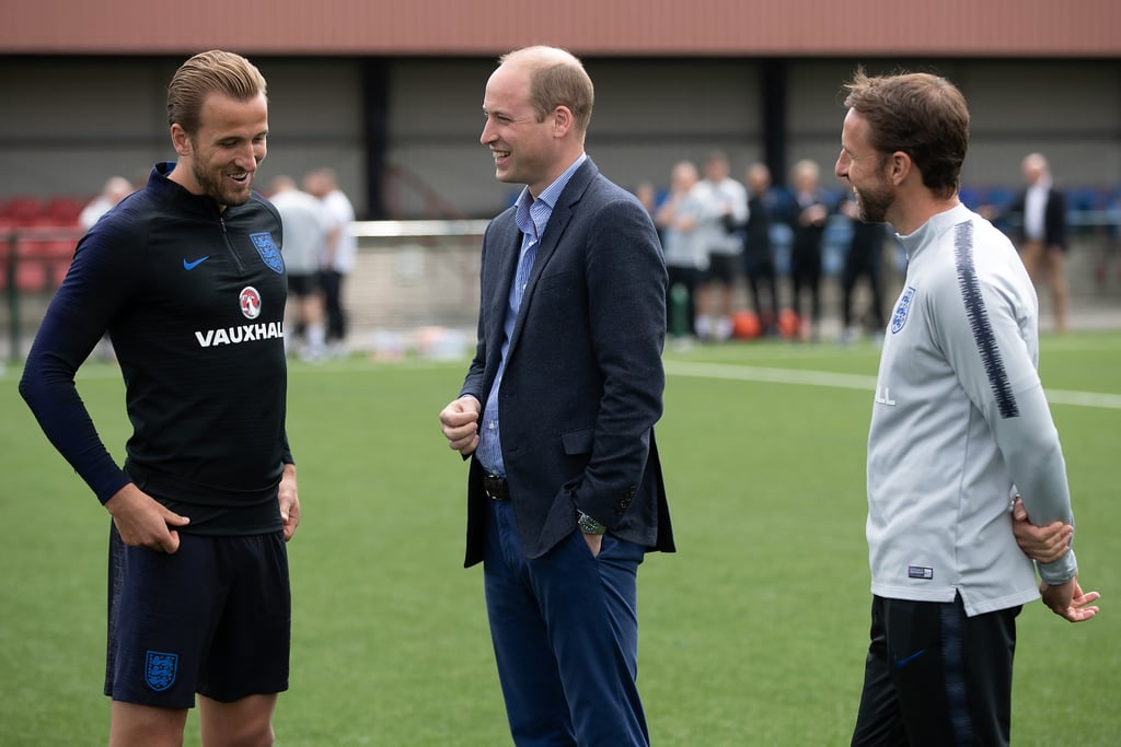 Prince William With England's Football Team June 2018