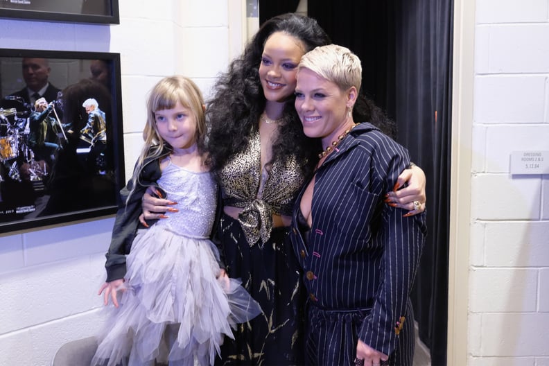 Pink And Willow Hart At 2018 Grammys Popsugar Celebrity