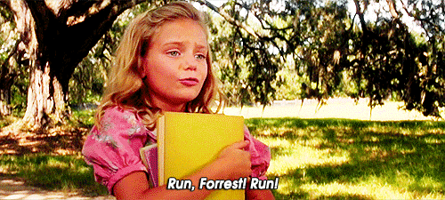 When Jenny Tells Forrest to Run