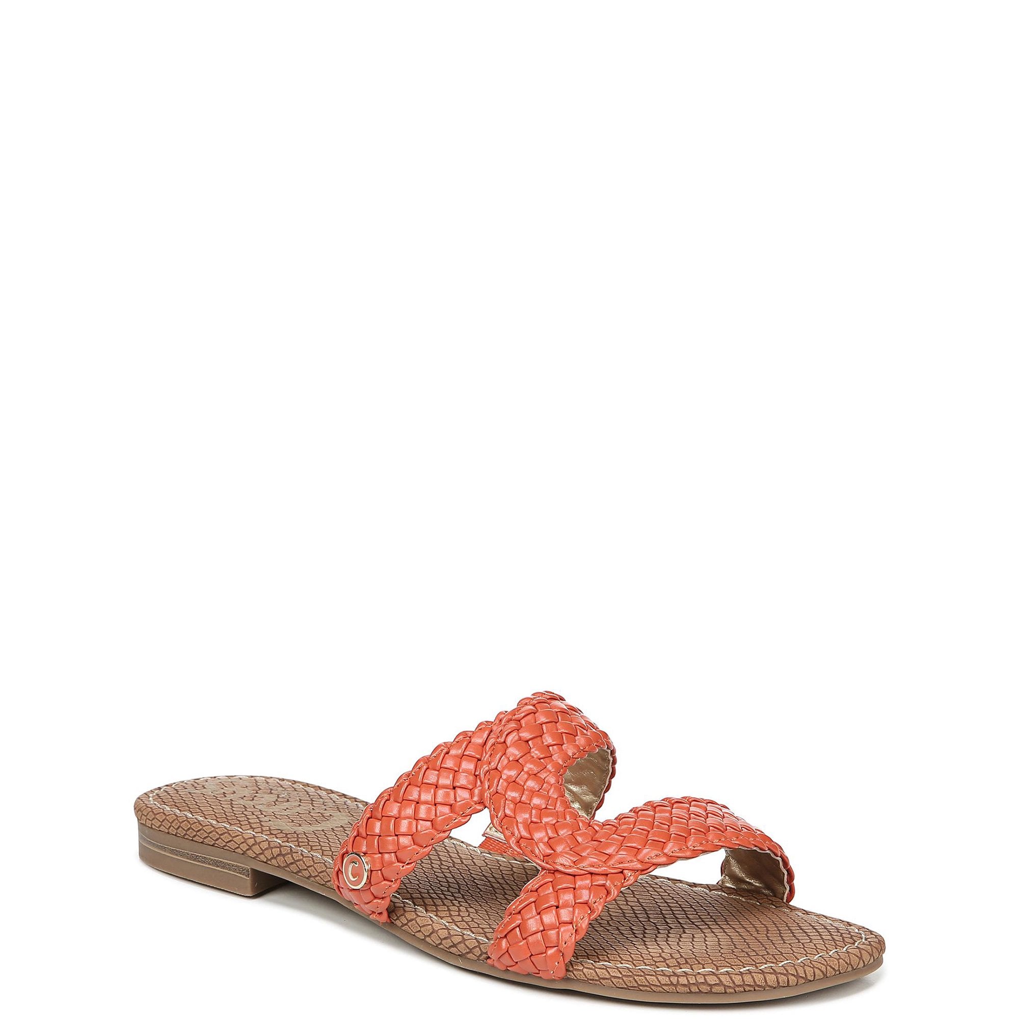 Sam edelman bettie sales logo slide sandals