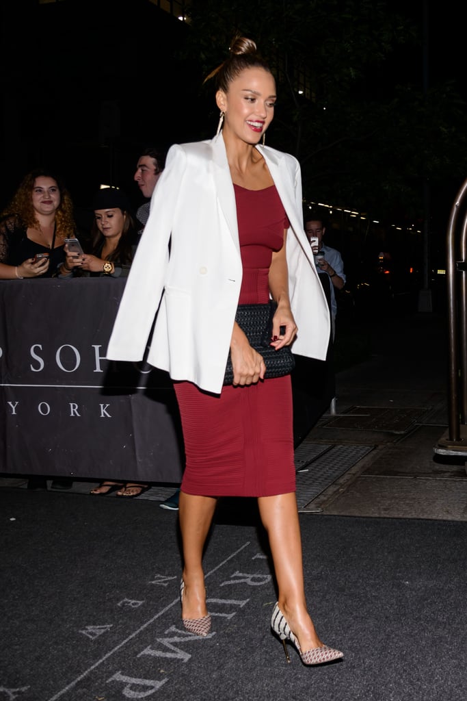 Jessica Alba Cash Warren NYFW Date Night September 2015