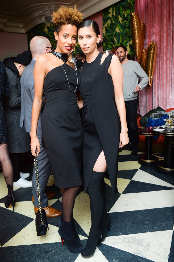 Carly Cushnie and Michelle Ochs at the Vensette Beauty on Demand app launch.