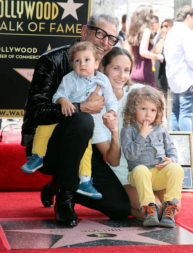 Jeff Goldblum and Family at Hollywood Walk of Fame Ceremony