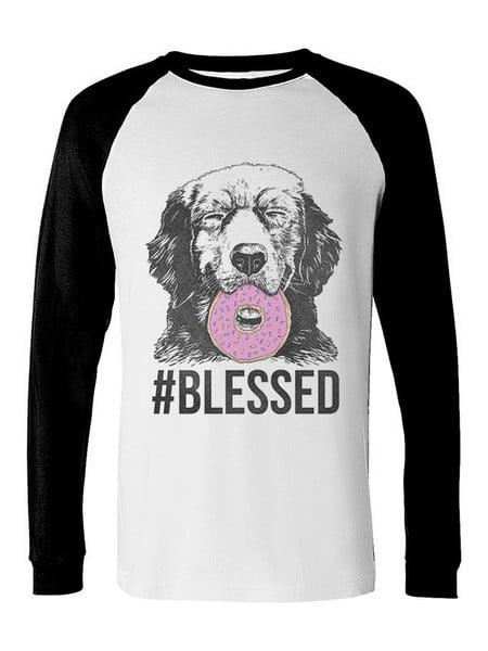 #Blessed Unisex Long Sleeve Baseball T-Shirt