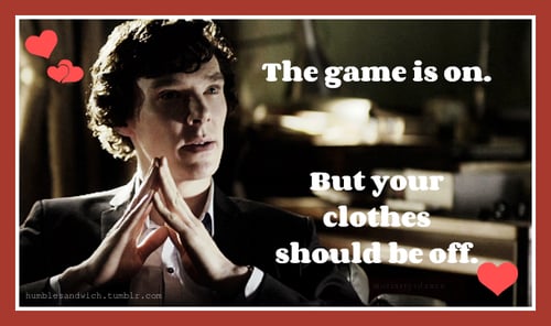 Source: Tumblr user Humble Sandwich | Sherlock Valentine ...