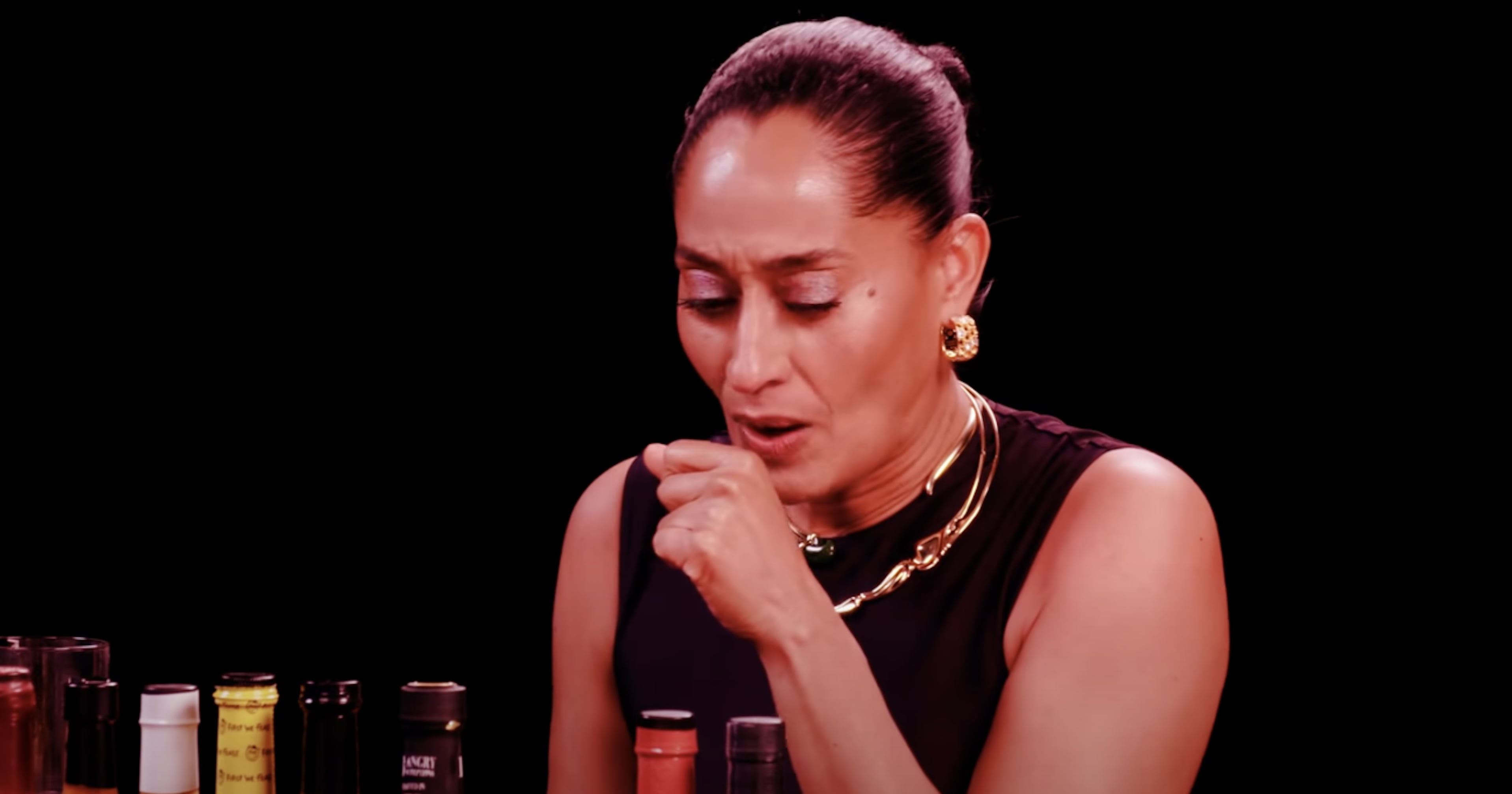 Watch Tracee Ellis Ross Eat Spicy Wings on Hot Ones PS Celebrity
